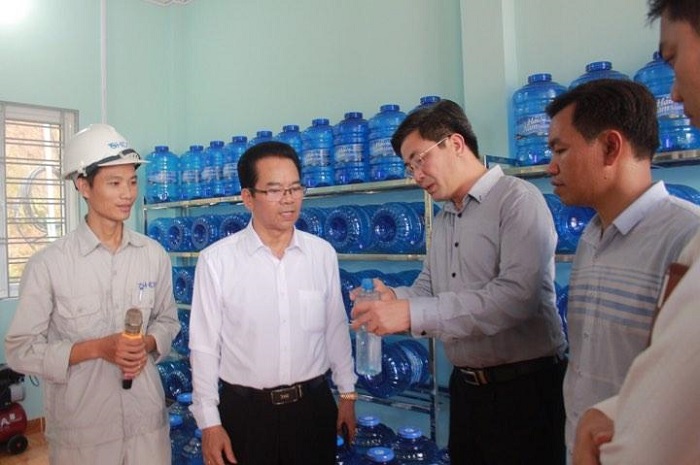 NSND Trần Nhượng là khách mời trong buổi lễ khánh thành nhà máy Hải Nam