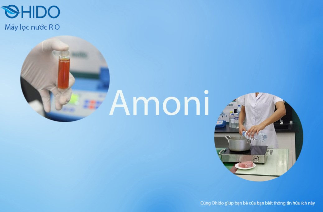 Nhận biết nước sinh hoạt nhiễm amoni