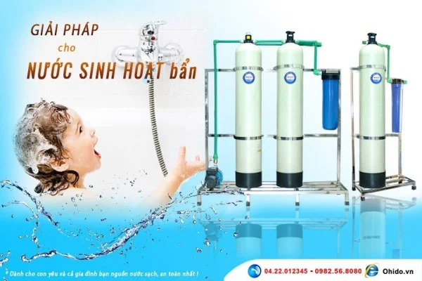 hệ thống lọc nước đầu nguồn ohido