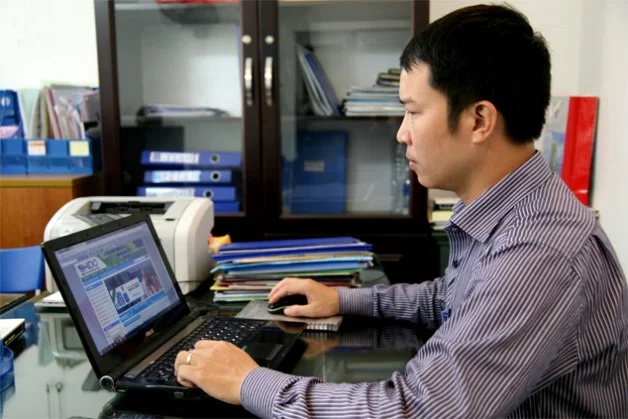 một ngày làm việc của a Sơn