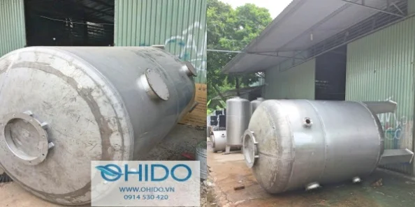Bồn chứa nước chất liệu inox SUS 304, SUS 201