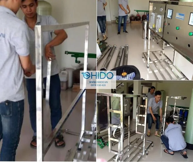 Sửa chữa, lắp đặt dây chuyền lọc nước