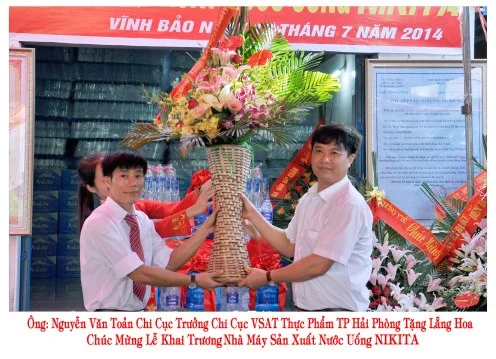 chúc mừng lễ khai trương nhà máy sản xuất nước uống NIKITA lễ khai trương nhà máy sản xuất nước uống NIKITA
