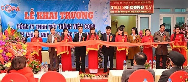 lễ khai trương nước uống đóng bình Copa lễ khai trương nước uống đóng bình Copa