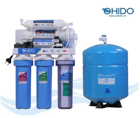 máy lọc nước tinh khiết ro ohido 5 cấp lọc