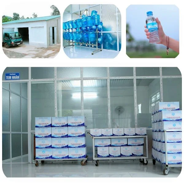 Xưởng sản xuất nước uống đóng chai Tam Đảo Eco